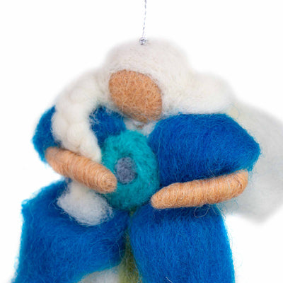 Turquoise Angel Fairy Ornament
