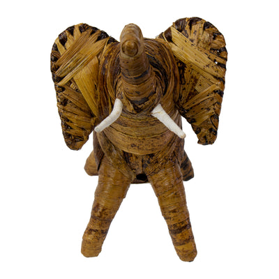 Banana Fiber Elephant Safari Animal Sculpture