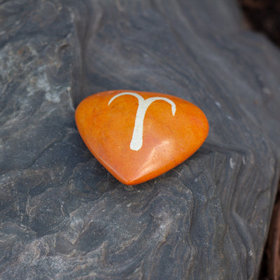 10-Pack - Soapstone Zodiac Hearts - Aries