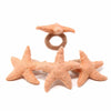 Sandy Starfish Felt Napkin Rings, Set of 4