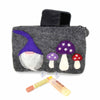 Gnome Felt Zipper Pouch