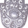 Hamsa Hand Haitian Metal Wall Art, 5 inch