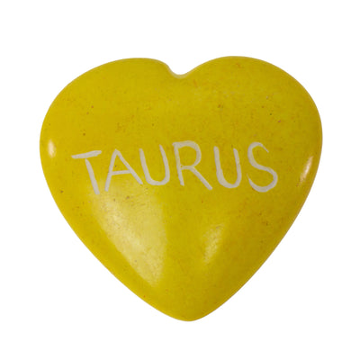 5-Pack - Soapstone Zodiac Hearts - Taurus