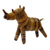 Large Banana Fiber Rhinoceros Safari Animal Sculpture