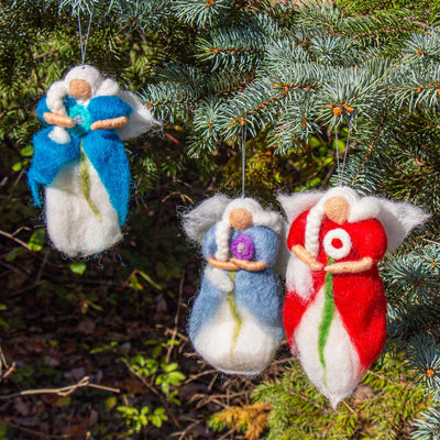 Turquoise Angel Fairy Ornament