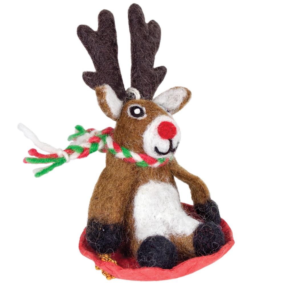 Felt Ornament - Dasher Jr Reindeer