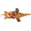 Set of Three Banana Fiber Santa Riding on Safari Animals- Lion, Zebra, Elephant