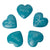5-Pack - Soapstone Zodiac Hearts - Pisces