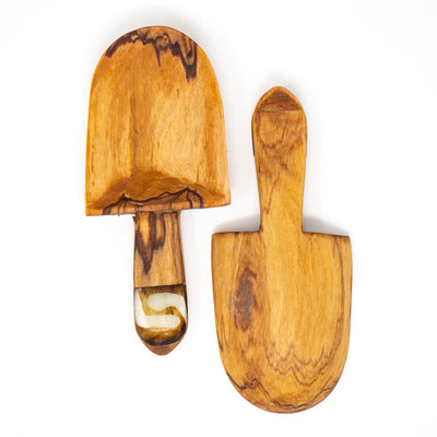 Medium Shovel Olive Wood Scoop