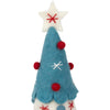 Christmas Tree Topper or Tabletop Decor, Set of 3 Turquoise