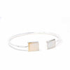Mother-of-Pearl Squares Cuff Bracelet