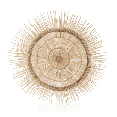 Palm Sun Circle, Natural 35.5 inch