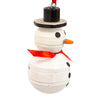 Paper Mache Snowman Ornament from Haiti, PACK OF 2