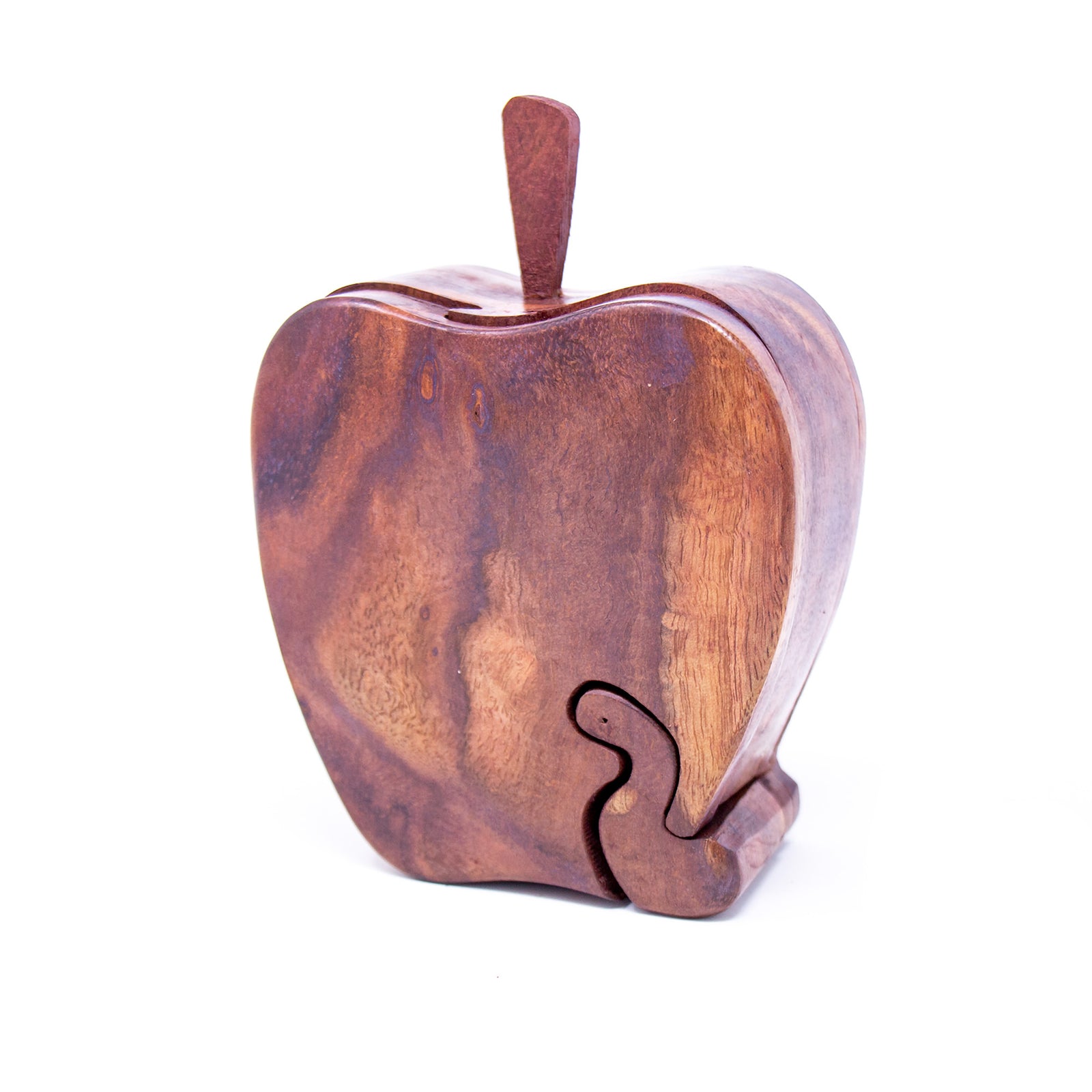 Sheesham Wood Apple Shaped Puzzle Box