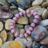Haiti Clay Bead Bracelet, Pink - PACK OF 3