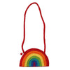 Rainbow Felt Shoulder Bag