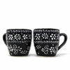 Encantada Handmade Pottery Set of Two Mugs, Ink