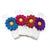 Assorted Daisy Felt Napkin Rings, Set of 4