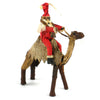 Banana Fiber Santa on a Camel Ornament