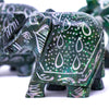 4-Pack - Soapstone Elephant Incense Holder