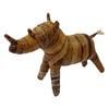 Large Banana Fiber Rhinoceros Safari Animal Sculpture