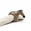 Mahogany Zebra Napkin Rings, Set of 6