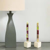 Hand-Painted Dinner Candles, Pair (Kileo Design)