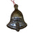 Holiday Bell Haitian Metal Drum Christmas Ornament (3" x 2")