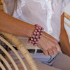 Haiti Clay Bead Bracelet, Pink - PACK OF 3