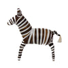 Large Banana Fiber Zebra Safari Animal Sculpture