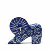 Single Soapstone Lions 3-inch