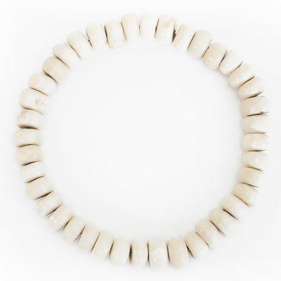 Large Hand-Carved Kenya Natural Bone Beads