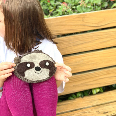 Sloth Felt Coin Purse