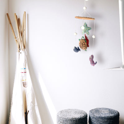 Nautical Sea Whale Felt Nursery Mobile