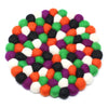 Multicolor Coasters 4pk - Halloween