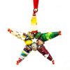 Paper Mache Star Ornament from Haiti, PACK OF 3