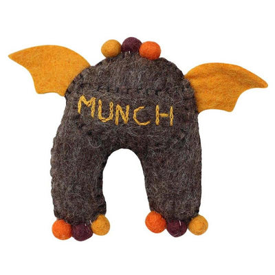 Brown Monster Felt Tooth Fairy Pillow