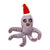 Octopus Santa Handmade Felt Ornament