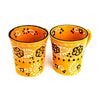 Encantada Handmade Pottery Set of 2 Mugs, Mango