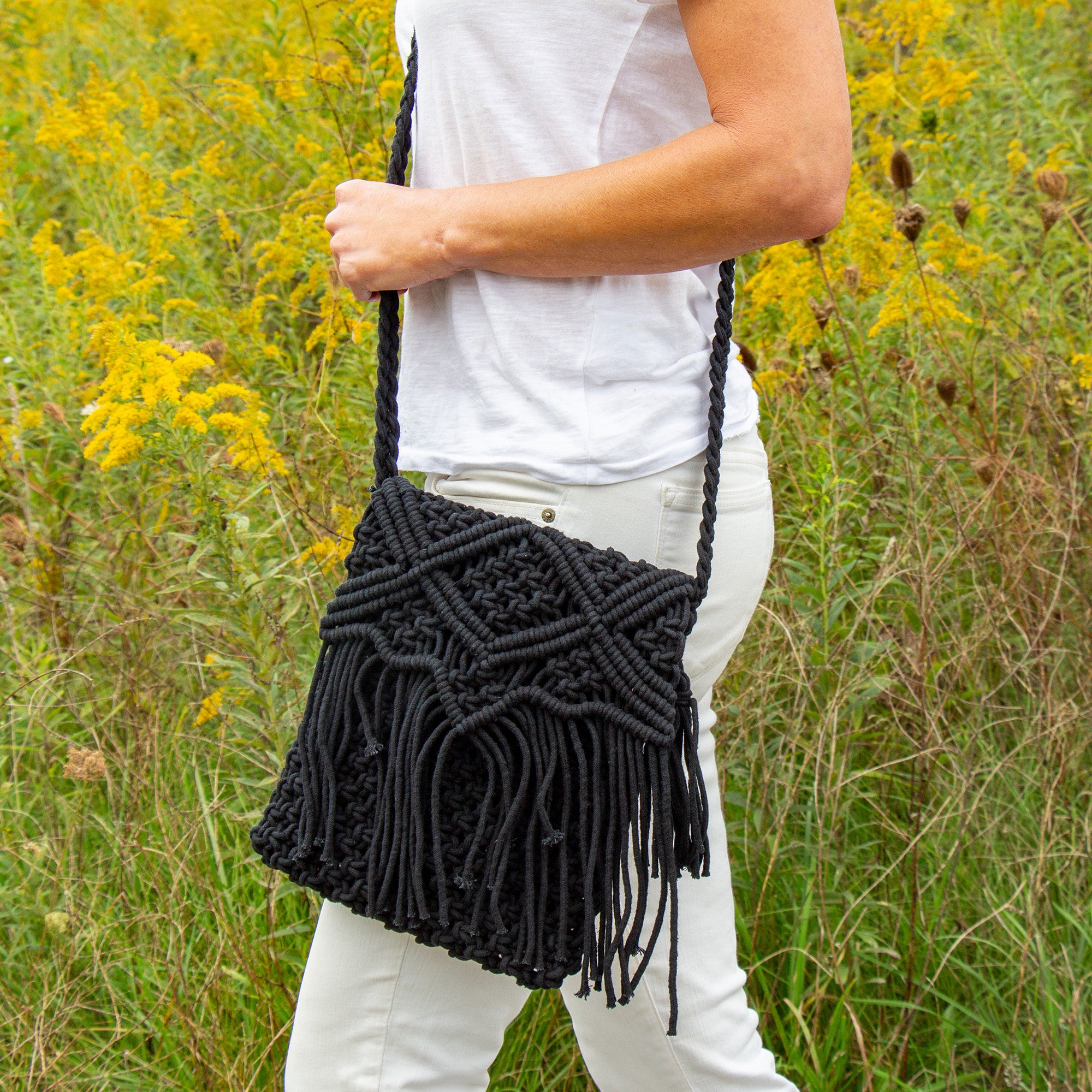 boho fringe purses