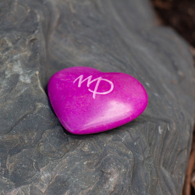 5-Pack - Soapstone Zodiac Hearts - Virgo