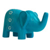 Extra Large Soapstone Elephant Sculpture - Turquoise