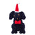 Black Labrador Santa Handmade Felt Ornament