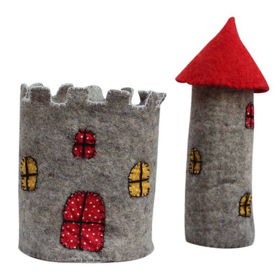 Handcrafted Felt Castle, 11"