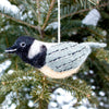 Wild Woolies Felt Bird Garden Ornament - Chickadee