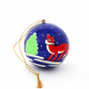 Handpainted Ornament Fox - Pack of 3