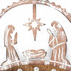Rustic Mango Wood Tabletop Nativity Silhouette - Pack of 3