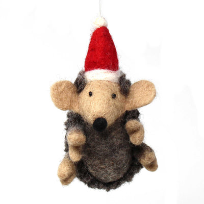 Hedgehog Felt Ornament