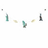 Dragon Felt Garland Kids' Room Décor, Blue/Grey