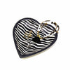 Soapstone Heart Bowl - Medium - Zebra Pattern